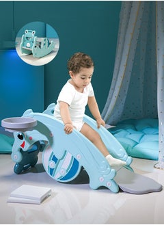 JSAITOYS 3 in 1 Multifunctional Indoor Baby Rocking Horse Chair Slide for Kids  - Image 1