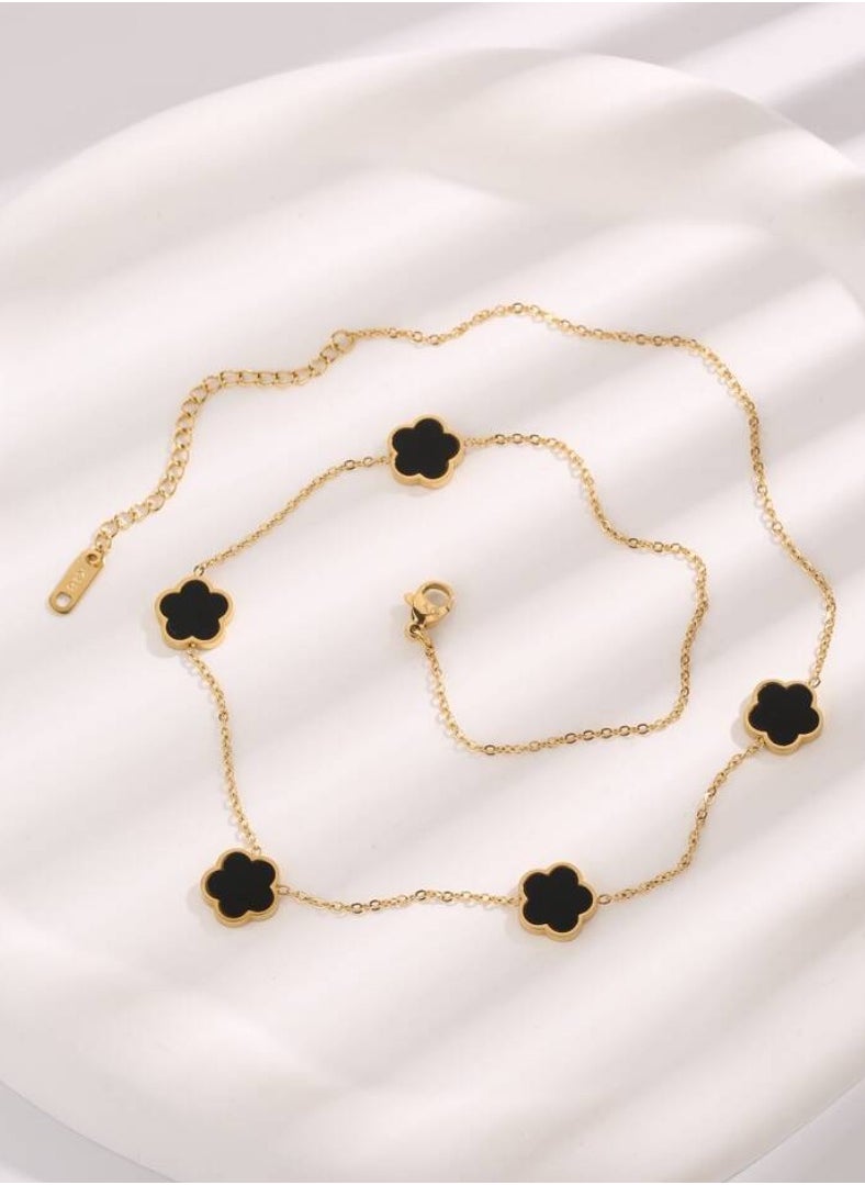 JewelryPalace Elegant Women’s Necklace Made Of Stainless Steel Coated With Gold In A Modern And Chic Design  - Image 3