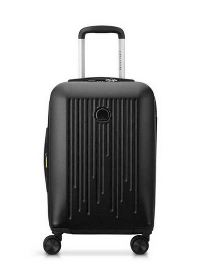 DELSEY Christine TSA Lock Zipper Closure Carry On Luggage Trolley Black 55 cm 003894801-00ME - Image 1