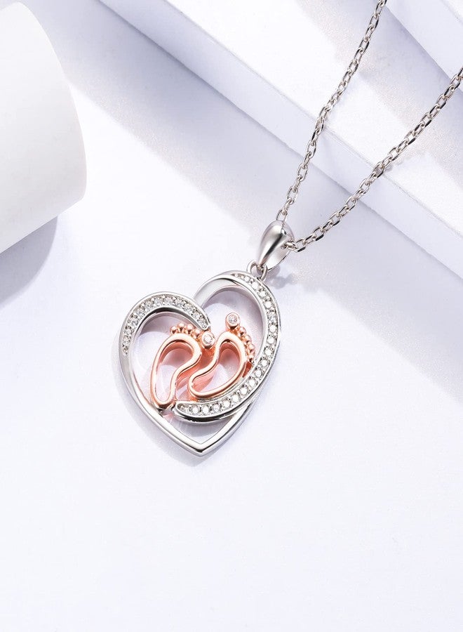MANBU Pregnancy Gifts for First Time Mothers: Mom to be Necklace Bracelet Earrings for Expecting Women Gifts for Pregnant Wife Daughter Sister Friends (necklace) - Image 4