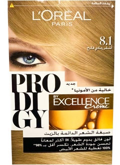 Loreal Paris Prodigy Permanent Oil HaIr Color 8.1 Light Ash Blonde  182 ML