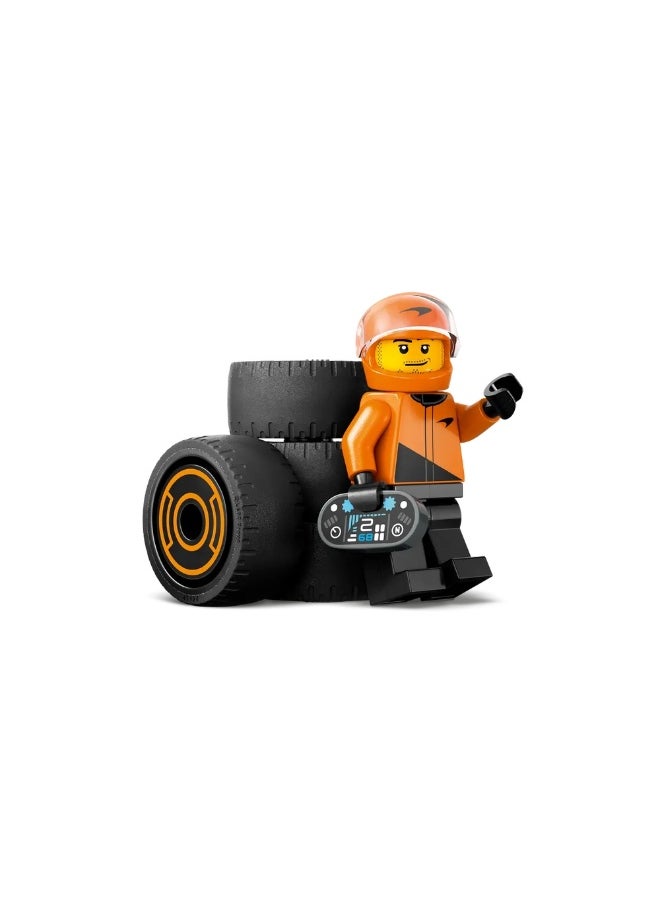 LEGO LEGO - City F1 Driver with McLaren Race Car 86 Pieces - 60442  - Image 3