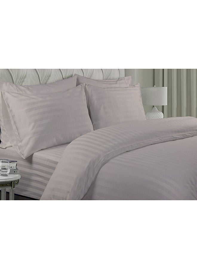 PAN emirates Tiffany 3-piece Duvet Cover Set 230x220cm - Silver Grey