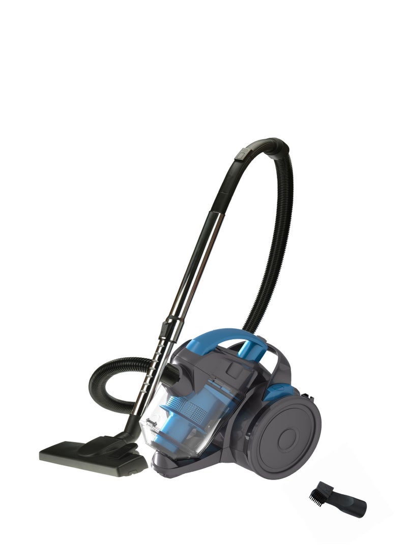 sokany Multi-cyclonic Bagless Corded Canister Vacuum Cleaner with 6 Stage Filtration 2000W Max Power 1.8L 15 kpa Suction Power Blue  - Image 1
