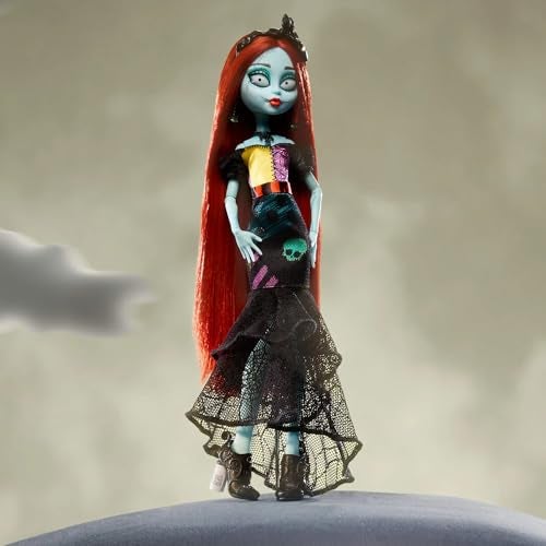 MONSTER HIGH مجموعة دمى جاك وسالي من مونستر هاي سكولكتور من فيلم كابوس قبل عيد الميلاد من ديزني HNF99 - Image 5