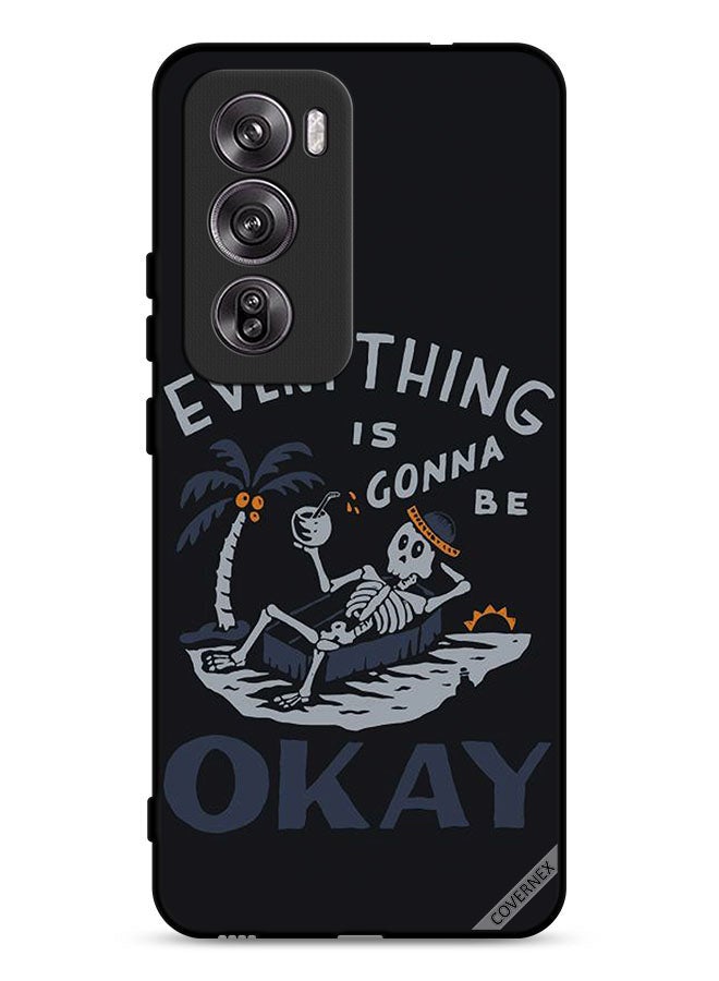 Covernex Oppo Reno12 Pro 5G Protective Case Cover Everything Is Gonna Be Ok - Image 1