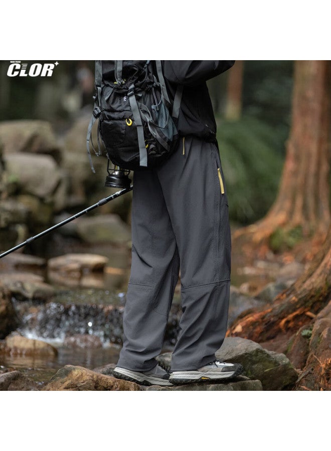 Clor American Style Casual Pants Spring Autumn Outdoor Hiking Tactical Cargo Pants Men Cl86 Graphite Gray 2XL - Image 2