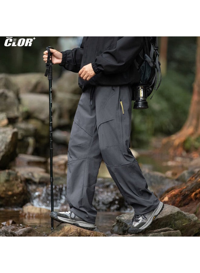 Clor American Style Casual Pants Spring Autumn Outdoor Hiking Tactical Cargo Pants Men Cl86 Graphite Gray 2XL - Image 1