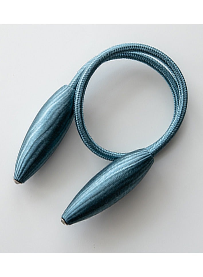 Curtain Straps, One Pair Set, No Need For Punching, Curtain Storage Rope, Twisting And Twisting, Music Binding Rope Strap - Image 1