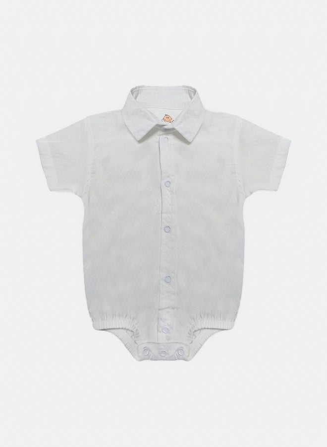 BabyShoora Baby Boy Summer Ss Romper Set  - Image 2