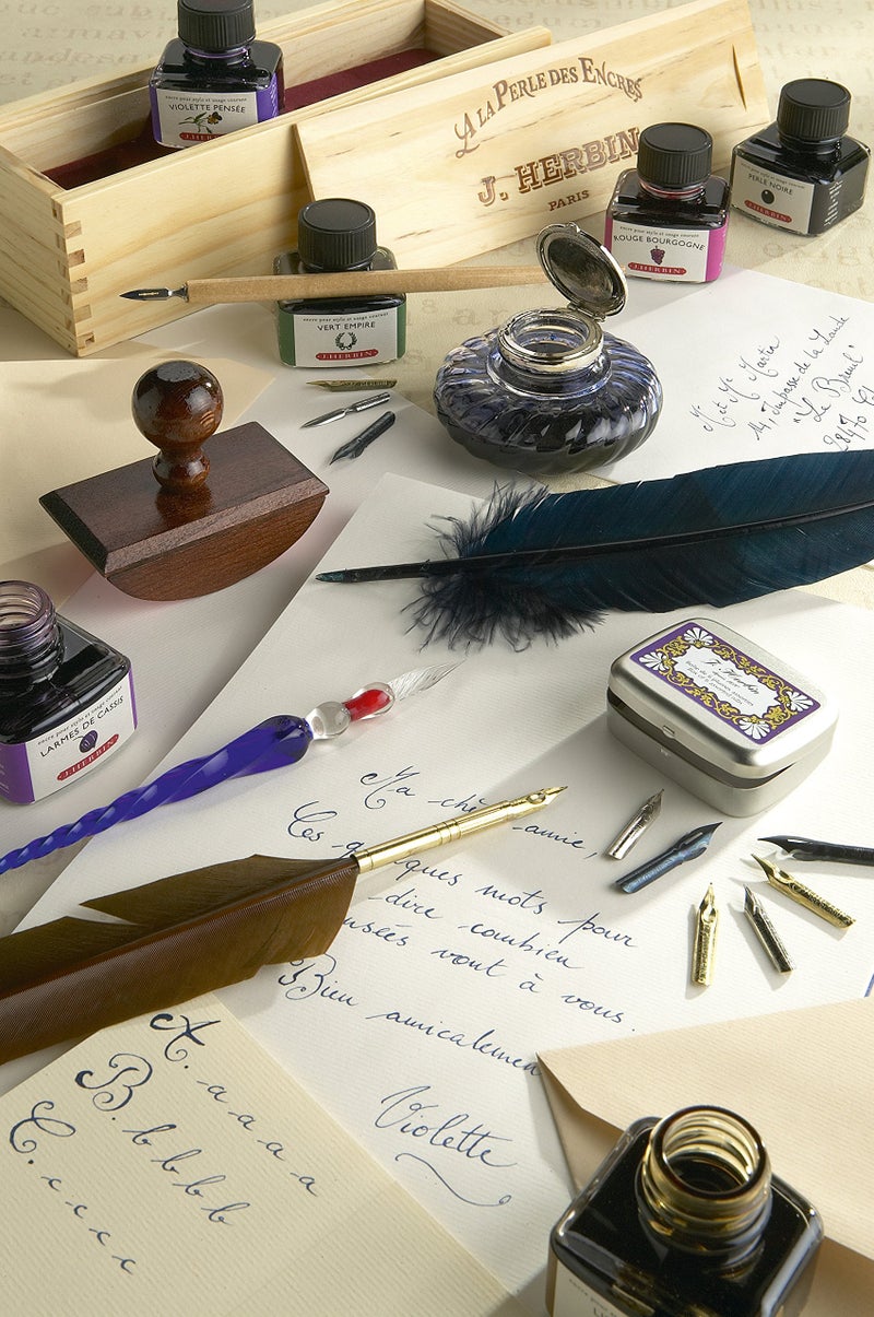 Brause Nib Holder with Nib 511, Blue - Image 3