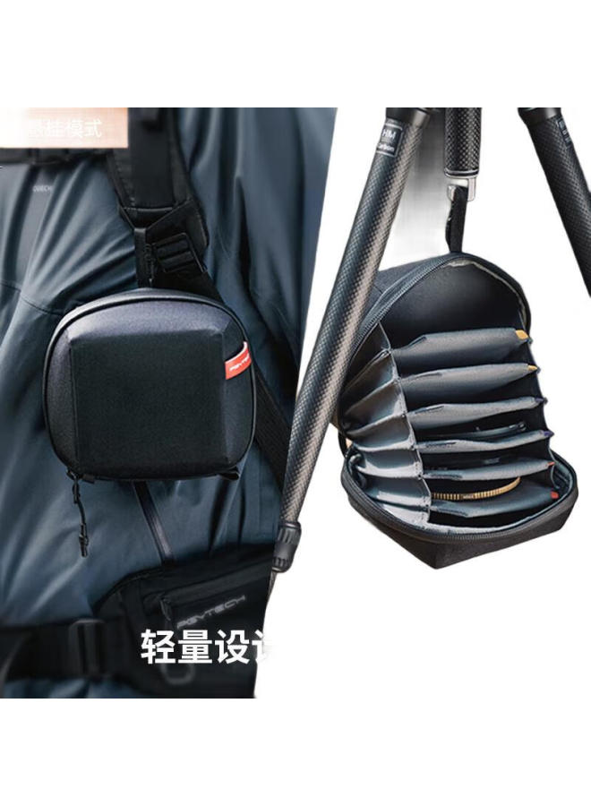 Pgytech Filter Storage Bag For Circular Filters, Suitable For Uv Filter, Cpl Filter, Nd Filter, Portable Filter Pouch - Image 2