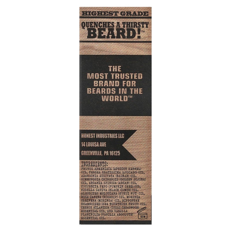 Honest Amish Honest Amish - Premium Beard Oil - 2 Ounce  - Image 3