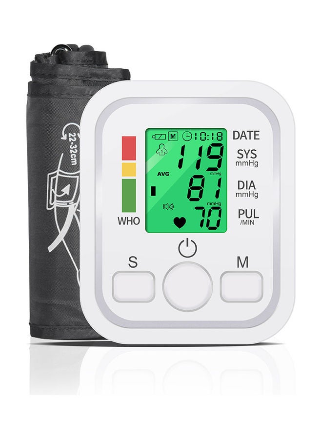 Electronic LCD Display Blood pressure Monitor With Backlight