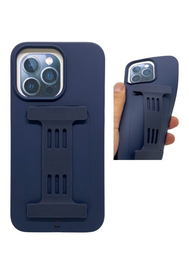 ACLIX Protective Case Cover With Wristband For Apple Iphone 11 pro Blue - Image 1
