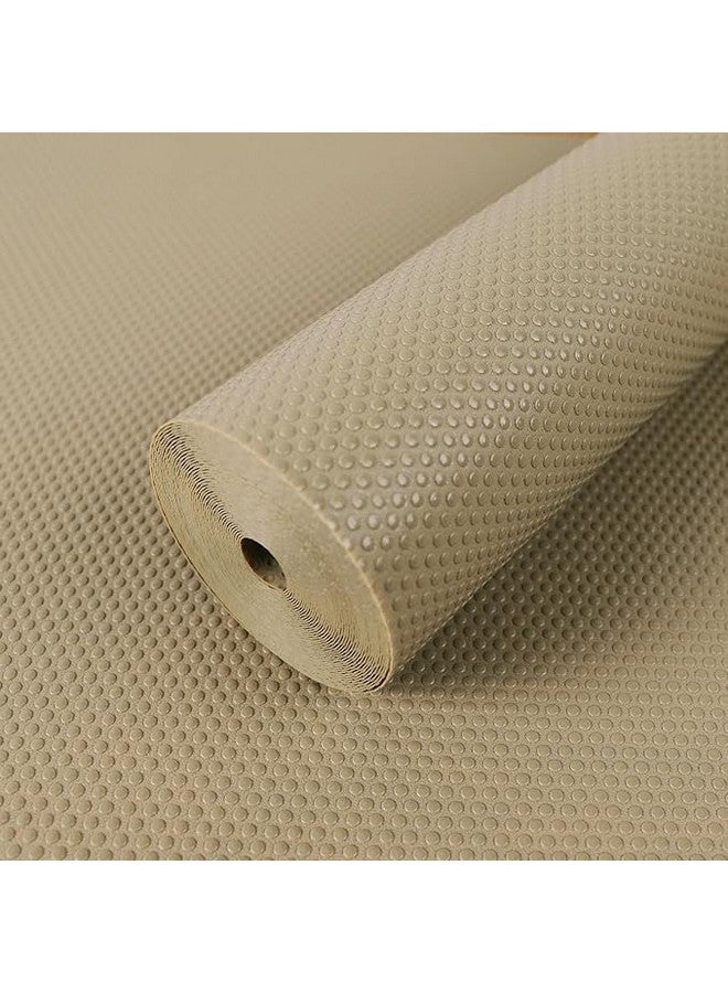 ElastPro Ethylene Vinyl Acetate Solid (50 Cm X 5 M) Beige Anti-Slip Eva Mat For Fridge, Kitchen Drawer, Shelf Liner (Rounddots Texture Beige) - Image 1