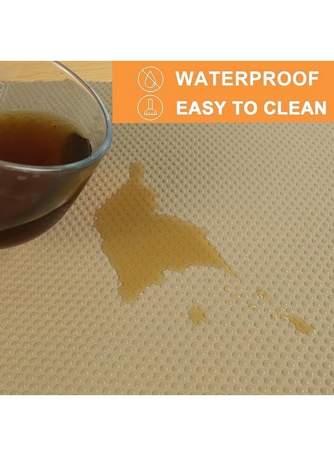 ElastPro Ethylene Vinyl Acetate Solid (50 Cm X 5 M) Beige Anti-Slip Eva Mat For Fridge, Kitchen Drawer, Shelf Liner (Rounddots Texture Beige) - Image 4
