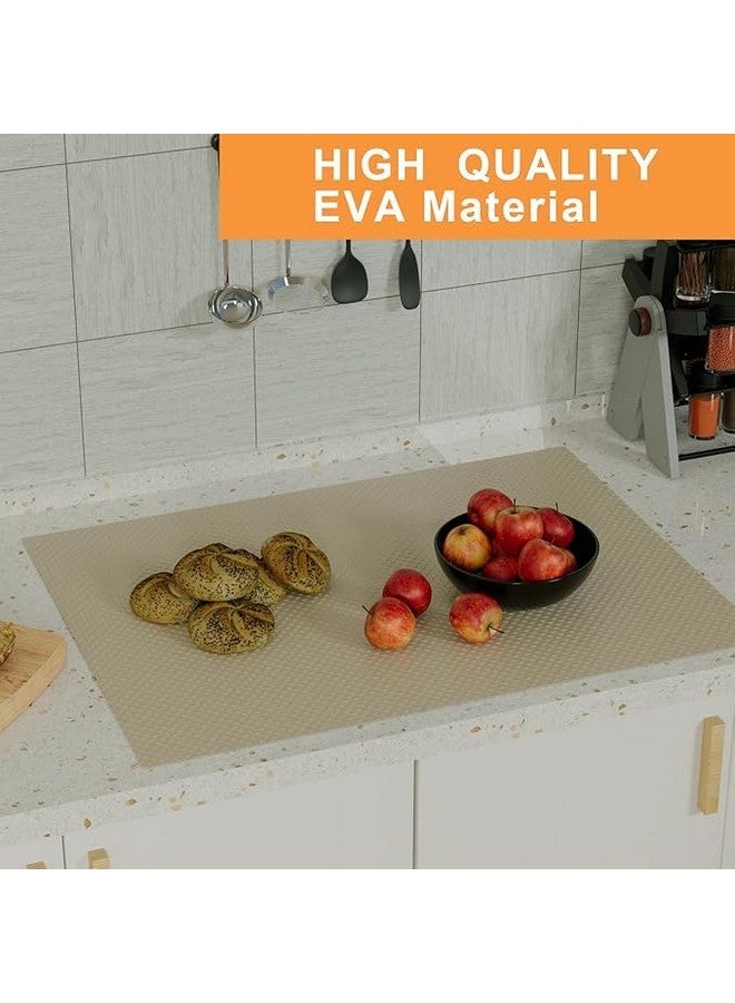 ElastPro Ethylene Vinyl Acetate Solid (50 Cm X 5 M) Beige Anti-Slip Eva Mat For Fridge, Kitchen Drawer, Shelf Liner (Rounddots Texture Beige) - Image 5