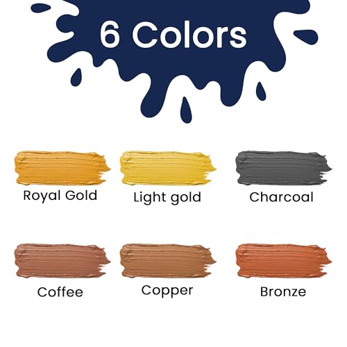 BLUEBIRD 6-Pack Fabric Paint, Pearlescent Colors, 0.85 Fl Oz each, Permanent Fabric Paints for Clothes - Image 3
