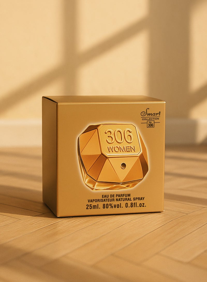 Smart collection Elegant Long Lasting Perfume for Women Smart Collection No. 306 | Premium Ladies Perfume with Patchouli & Honey | 25ml Eau De Parfum - Image 3