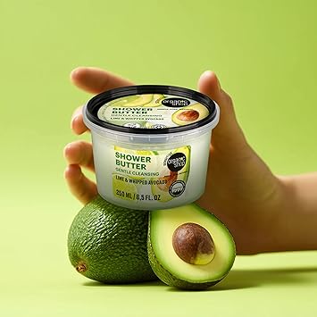 Organic Shop Gentle Cleansing Shower Butter Lime and Whipped Avocado 250 ml - Image 4