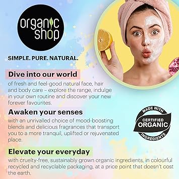 Organic Shop Gentle Cleansing Shower Butter Lime and Whipped Avocado 250 ml - Image 5
