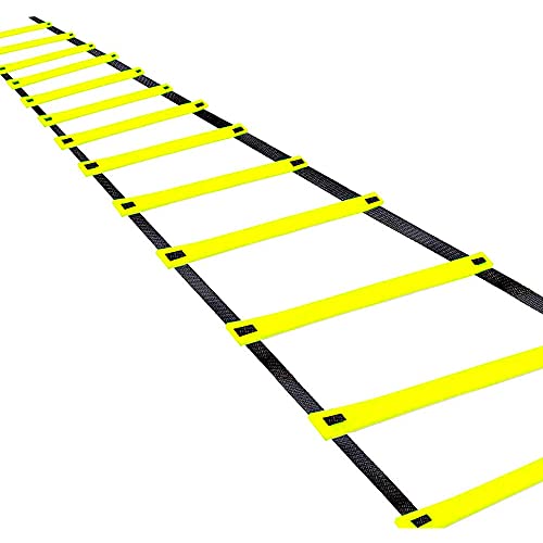Kobo Sports 4 Meter Fixed Agility Ladder Agility Training Ladder Speed Flat Rung with Carrying Bag - Image 1