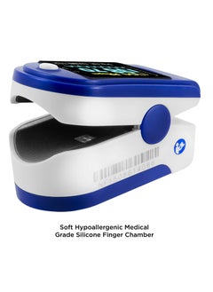FaceLake Pulse Oximeter Fingertip, Blood Oxygen Saturation Level (SpO2) and Heart Rate Monitor, Portable Carry Case, Lanyard, Batteries  - Image 3