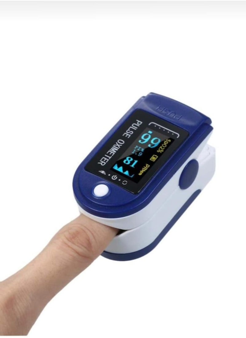 FaceLake - Pulse Oximeter Fingertip, Blood Oxygen Saturation Level (SpO2) and Heart Rate Monitor, Portable Carry Case, Lanyard, Batteries - Image 1
