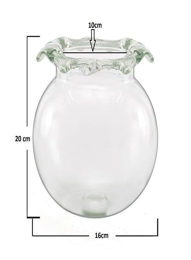 ABG Glass Terrarium Vessel (Outer Circumference : 24 inch, Mouth Circumference : 12.5 inch, Depth: 8 - Image 5