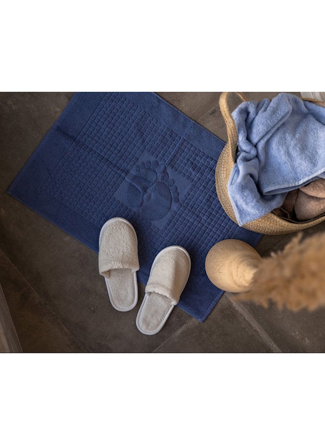 More cottons - Bath Mat Towel ( Foot Pattern ) - Image 1