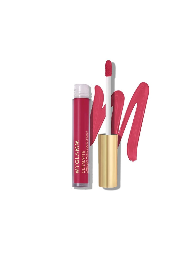 MyGlamm Ultimatte Long Stay Matte Liquid Lipstick Rose Belle 2.5G - Image 1