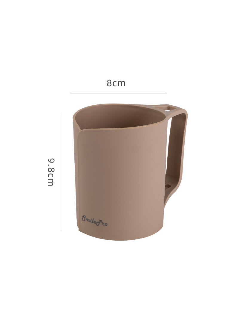Generic Minimalist Couple Toothbrush Cup for Home Curry 