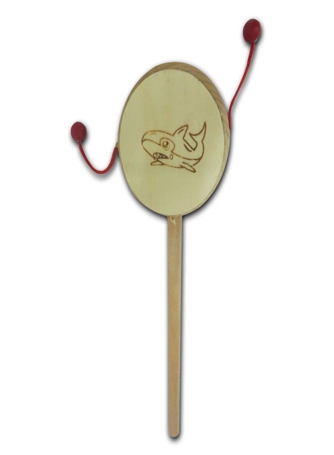 NPRC Wooden Stylish Damaru Rattle Toys Kids Gift - Image 1