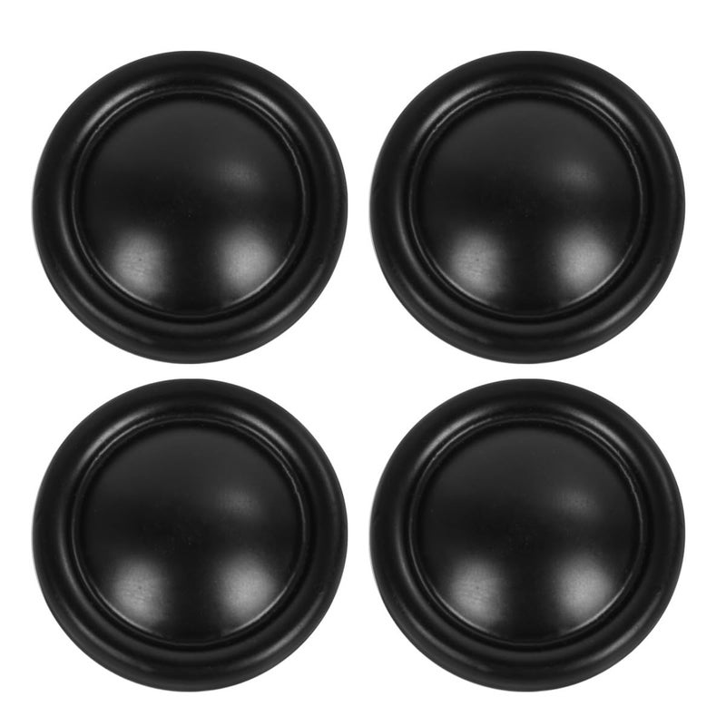 Matte Black Round Cabinet Knobs Kitchen Cupboard Pulls Wardrobe Handles 10Pcs Set - Image 2