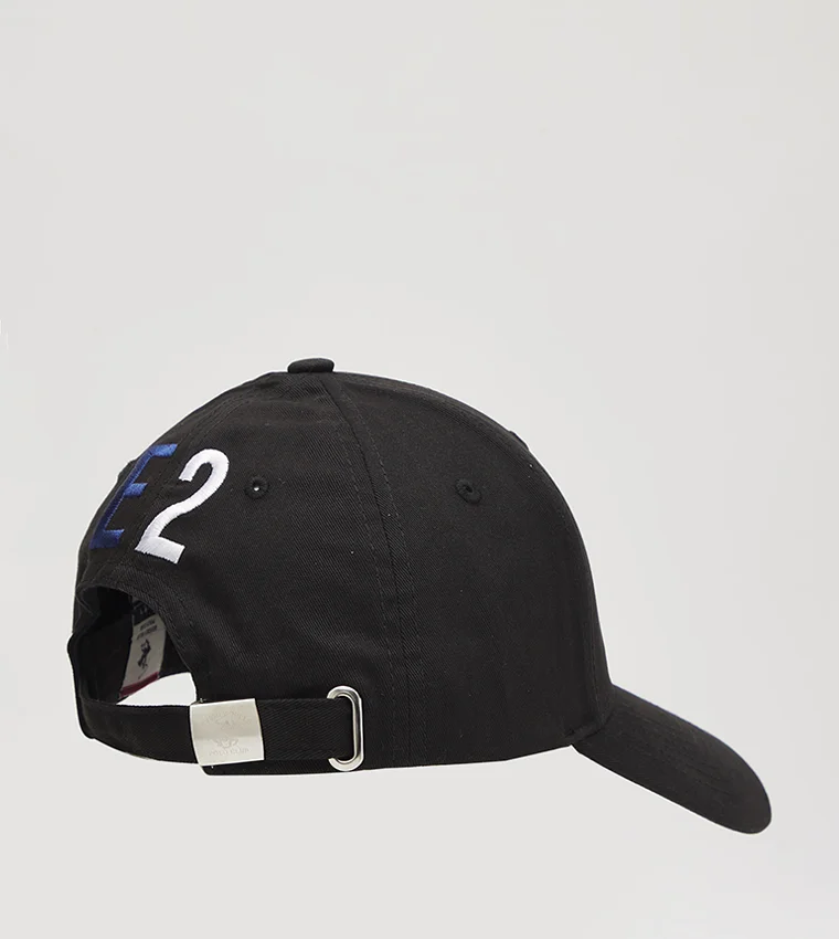 BEVERLY HILLS POLO CLUB Logo Embroidered Black Baseball Cap