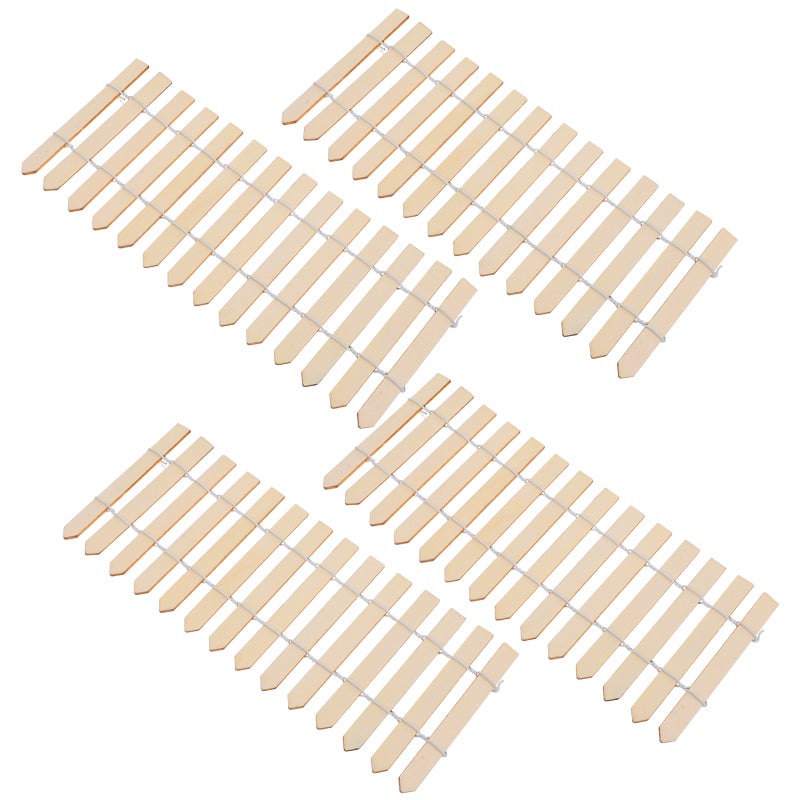 📦 ألواح سياج خشبي مصغر لتزيين الدمى - Image 5