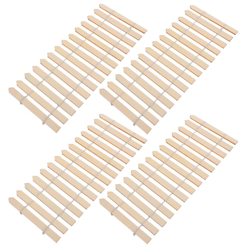 📦 ألواح سياج خشبي مصغر لتزيين الدمى - Image 4