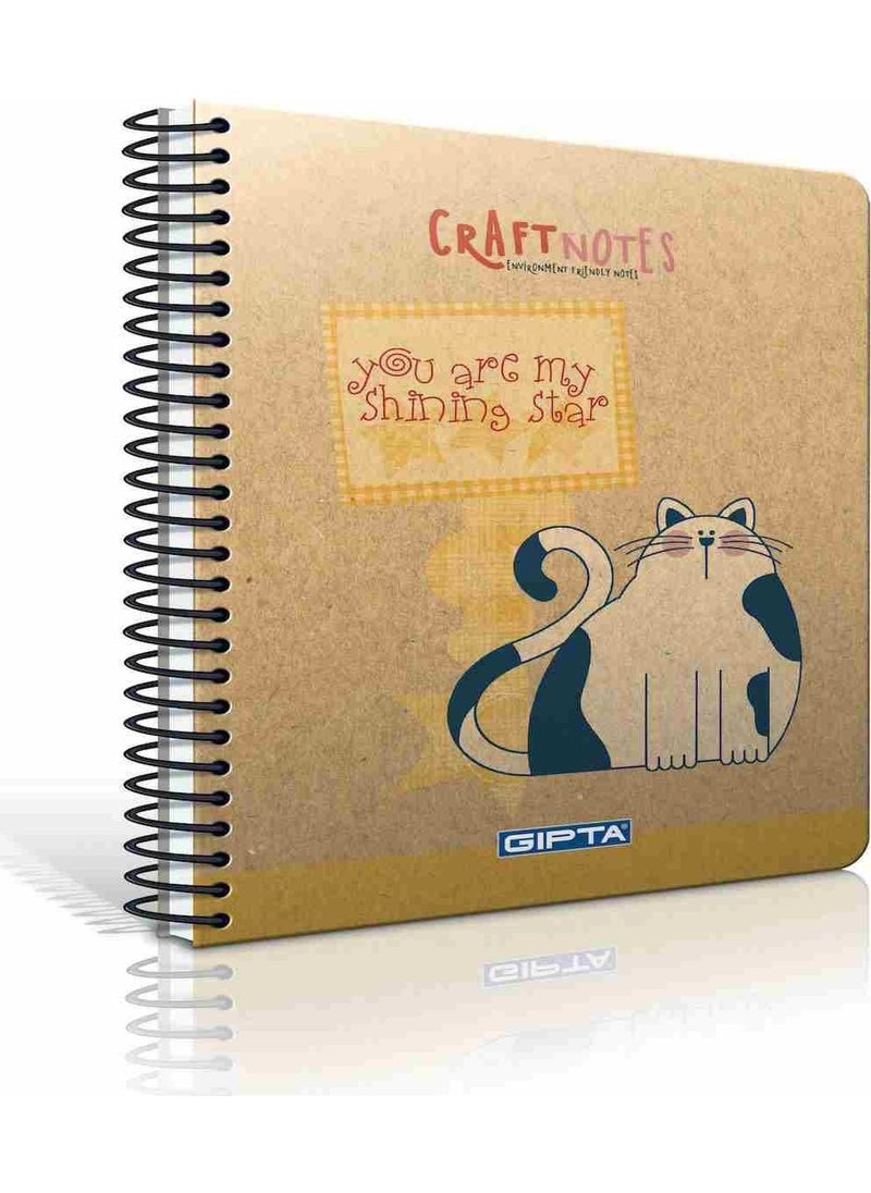 Gıpta - Notebook A6 Craft Spr. Hard 100Yp. Snow. 1782 - Image 1