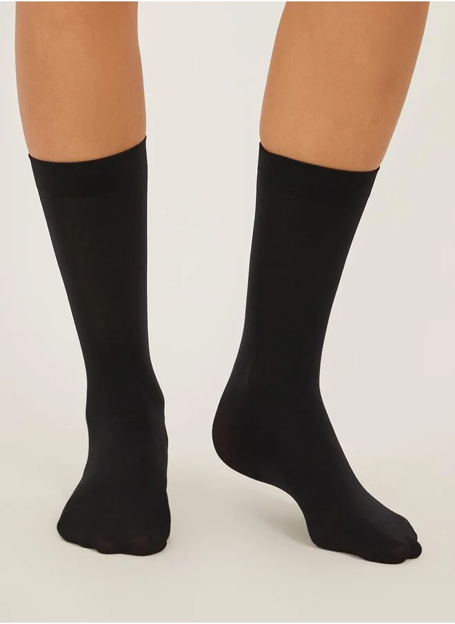 Styli Pack of 2 - Plain Crew Socks