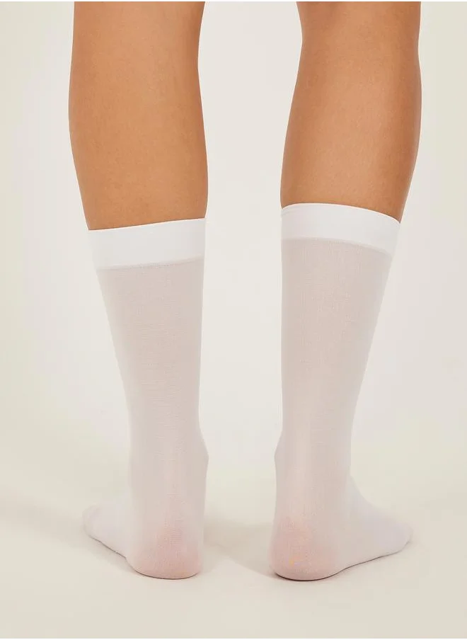 Styli Pack of 2 - Plain Crew Socks