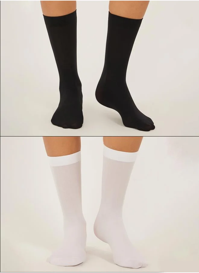 Styli Pack of 2 - Plain Crew Socks