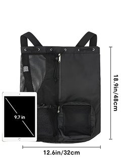 Skycare Swim Bag Mesh Drawstring Backpack With Wet Pocket Beach Backpack For Swimming, Gym, And Workout Gear  - Image 3