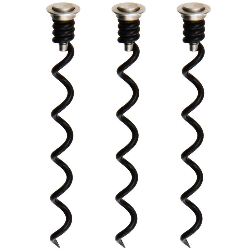 KEISSCO 3 Pack Replacement Corkscrew Spiral Replacement Worm for Brookstone Wine Opener and Keissco Wine Opener Only 