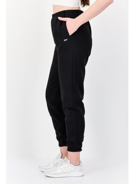 Reebok Women Sportswear Fit Drawstring Outdoor Sweatpants, Black  - Image 4