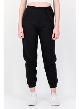 Reebok Women Sportswear Fit Drawstring Outdoor Sweatpants, Black  - Image 1