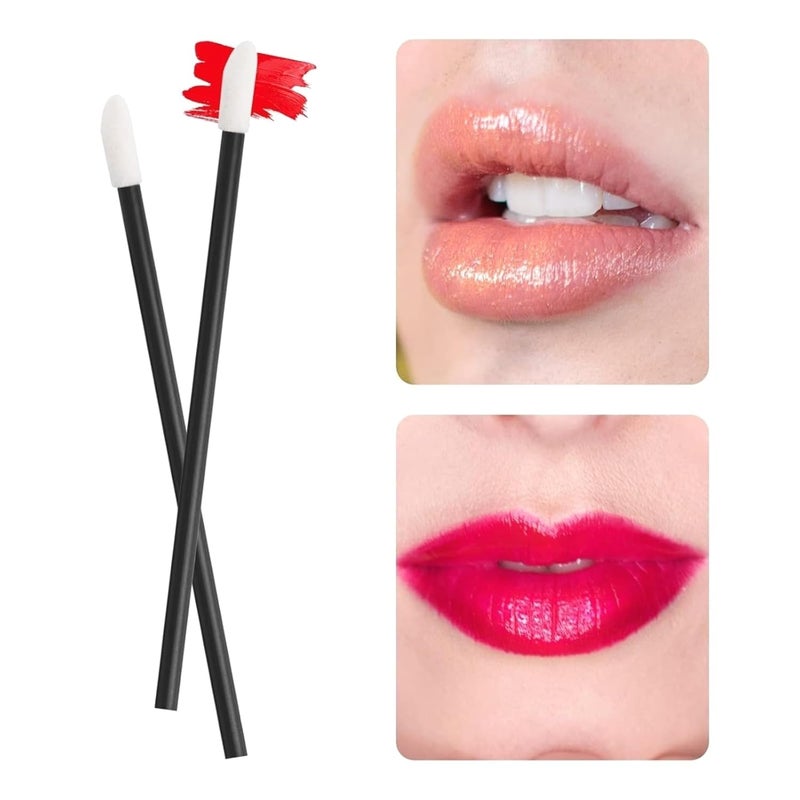 Lint-Free Disposable Lip Brushes - 500 Flocked Applicators for Smooth Lipstick and Gloss Application - Image 5