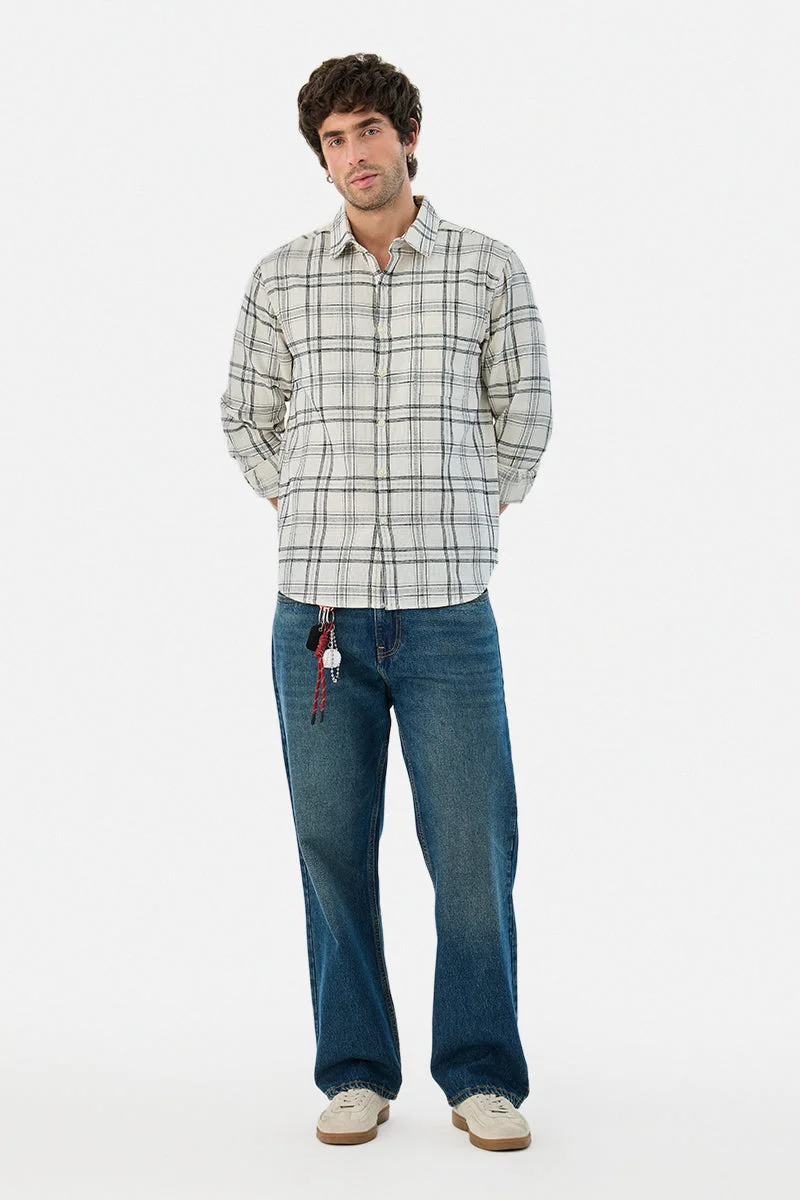 SNITCH Regular Fit Checks Shirt