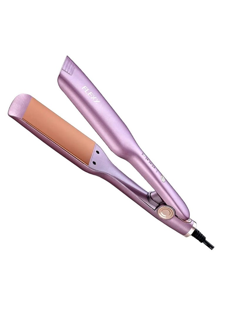 فليكسي مكواة فرد الشعر FLEXY FHS233ST Keratina Pro مع علاج جوز الهند وعصا تجعيد الشعر العصرية - جودة صالون التجميل في المنزل - Image 1