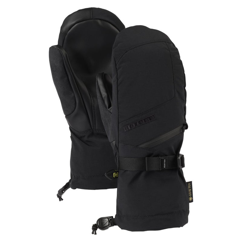 Burton Womens GoreTEX Insulated Mittens Waterproof Winter Snowboard Mittens True Black Small - Image 2